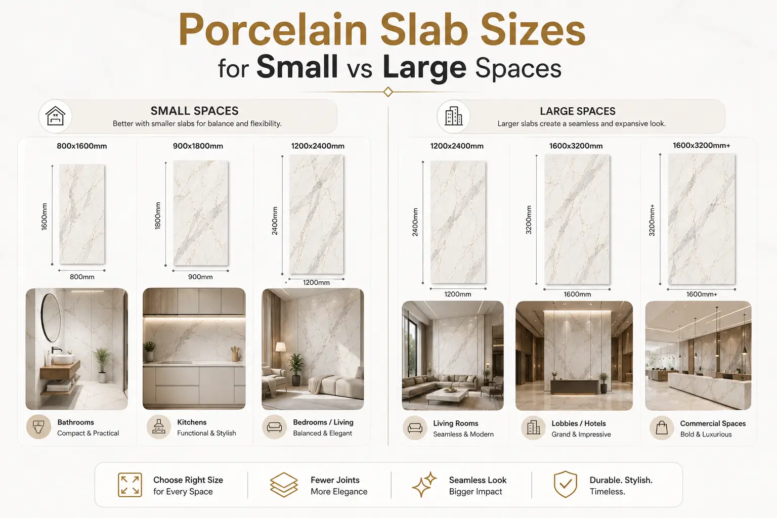 Porcelain Slab Size