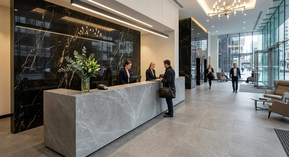 Best Porcelain Slab Finishes & Colors for Commercial Spaces