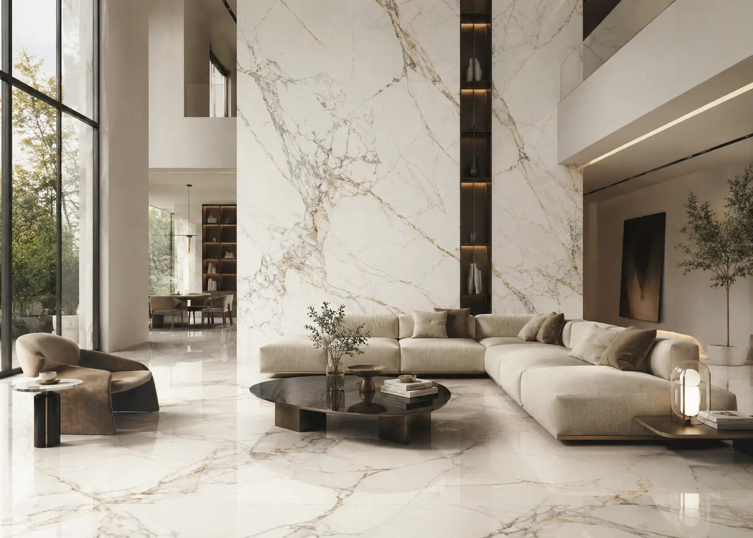 Why Porcelain Slab Marble Is the Future of Modern Interior Design