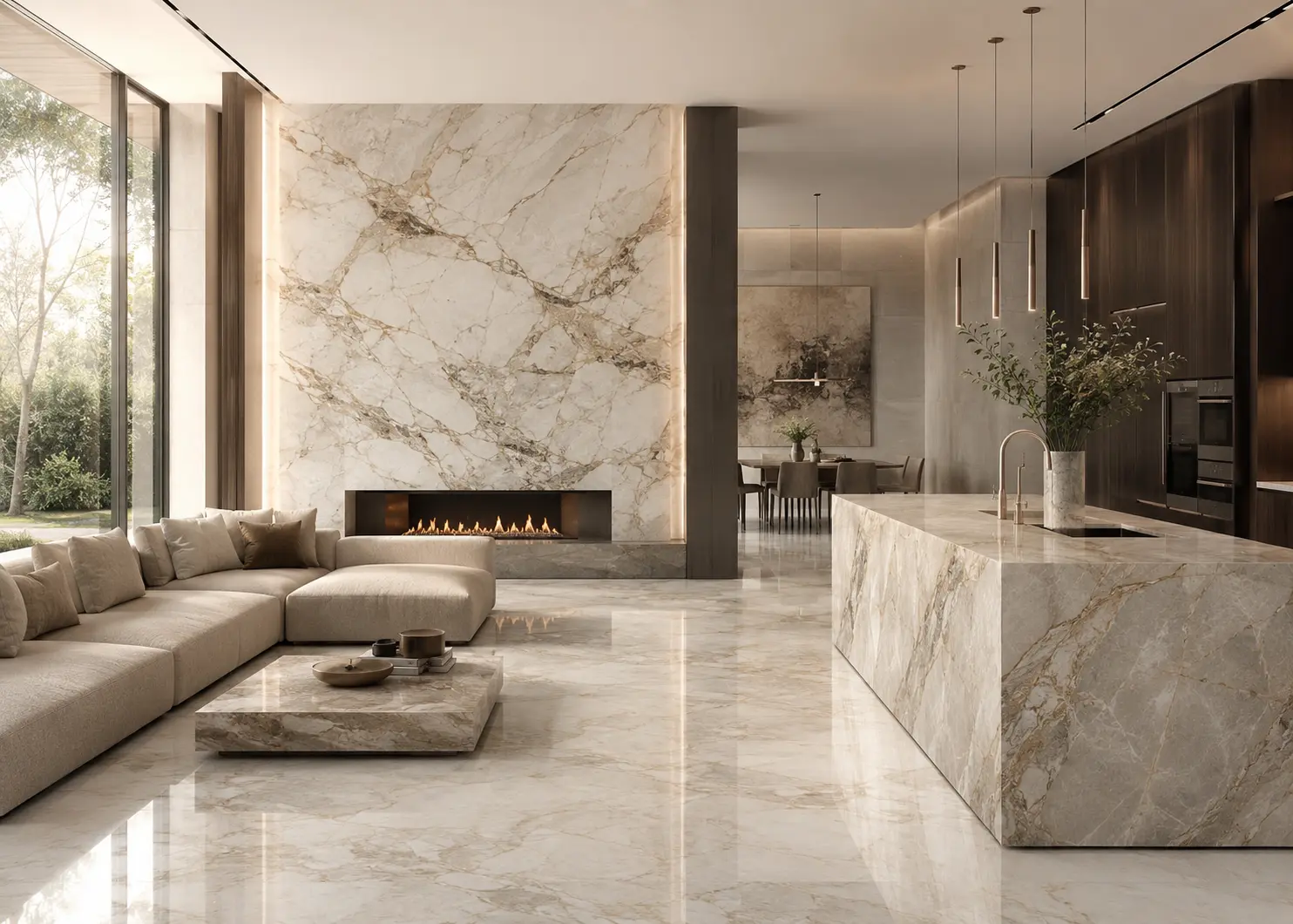 IBIS Smart Marble: Premium Porcelain Slabs for Walls, Floors and Countertops
