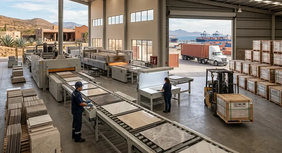 Porcelain Tiles Manufacturer and Exporter in Mexico