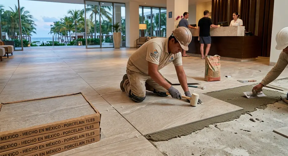 Porcelain Tiles Manufacturer and Exporter in Mexico
