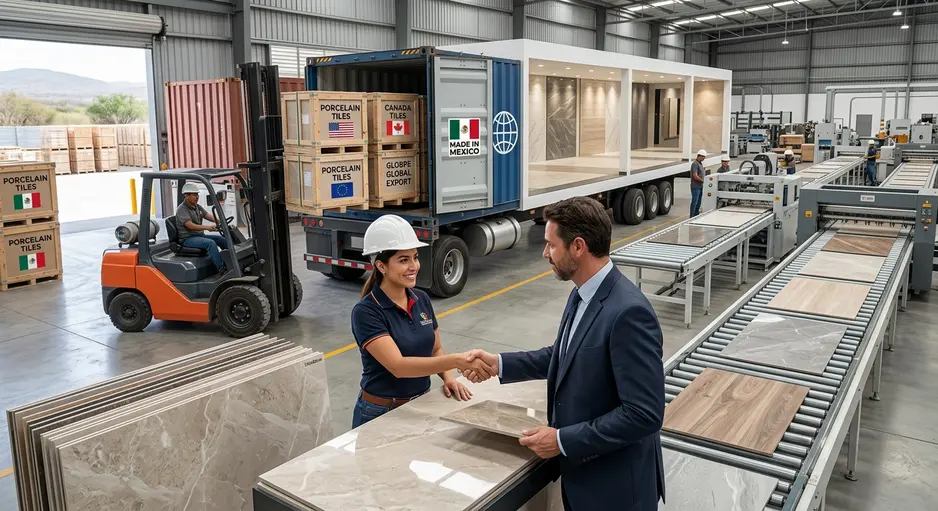 Porcelain Tiles Manufacturer and Exporter in Mexico