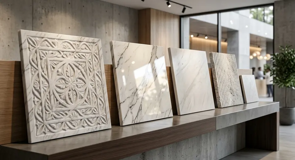 Top Marble Slab Finishes: Carving, Glossy, Matt and More